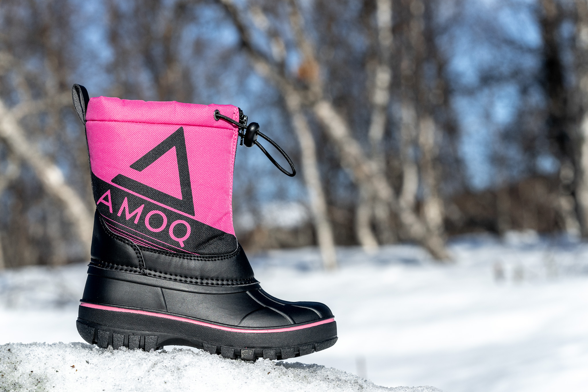 AMOQ Snowtime JNR Stövel Rosa