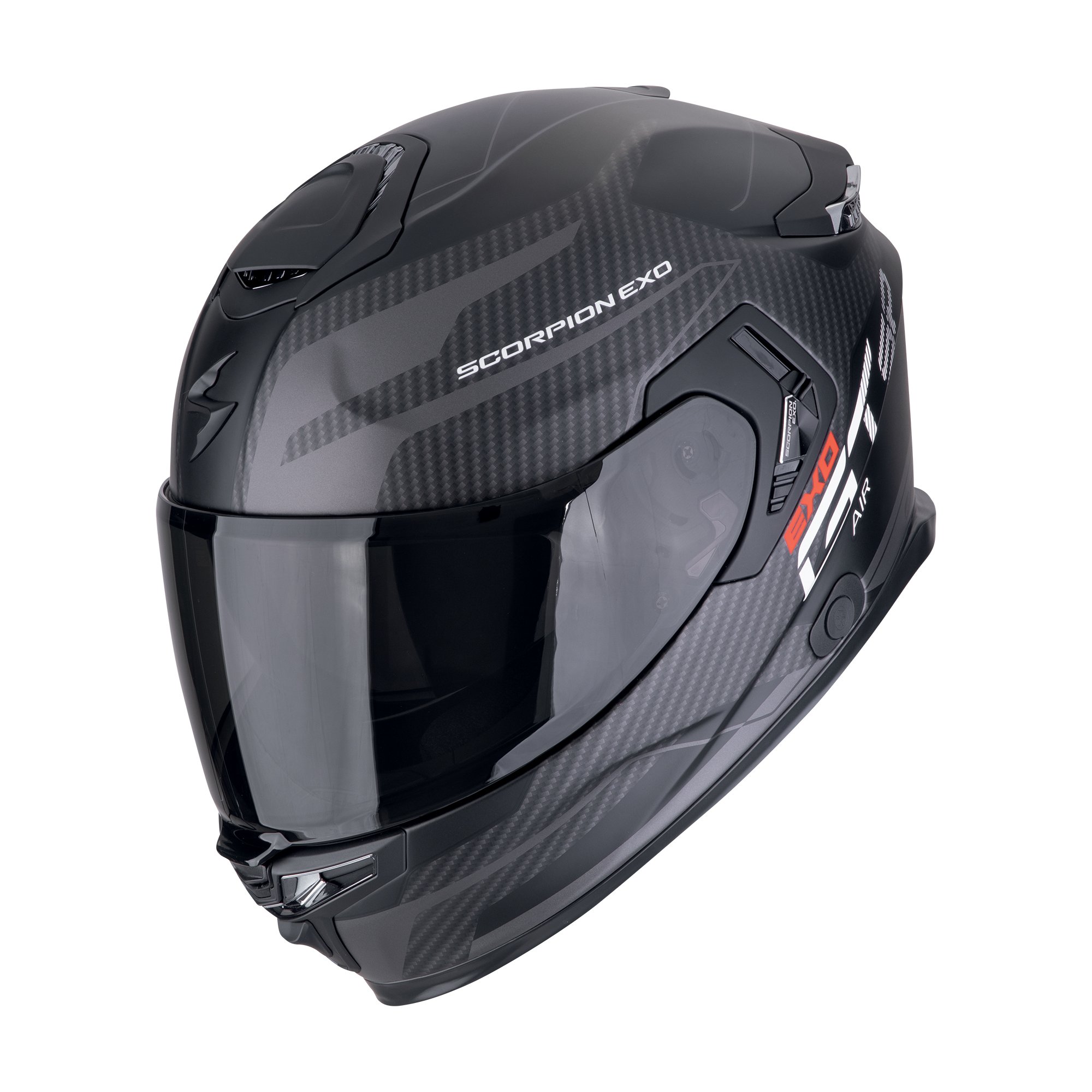 SCORPION Hjälm EXO-GT SP Air Flex Mattsvart silver