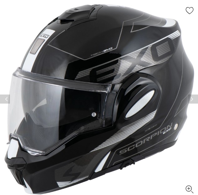 SCORPION EXO-TECH EVO TRAVELLER Black-White M