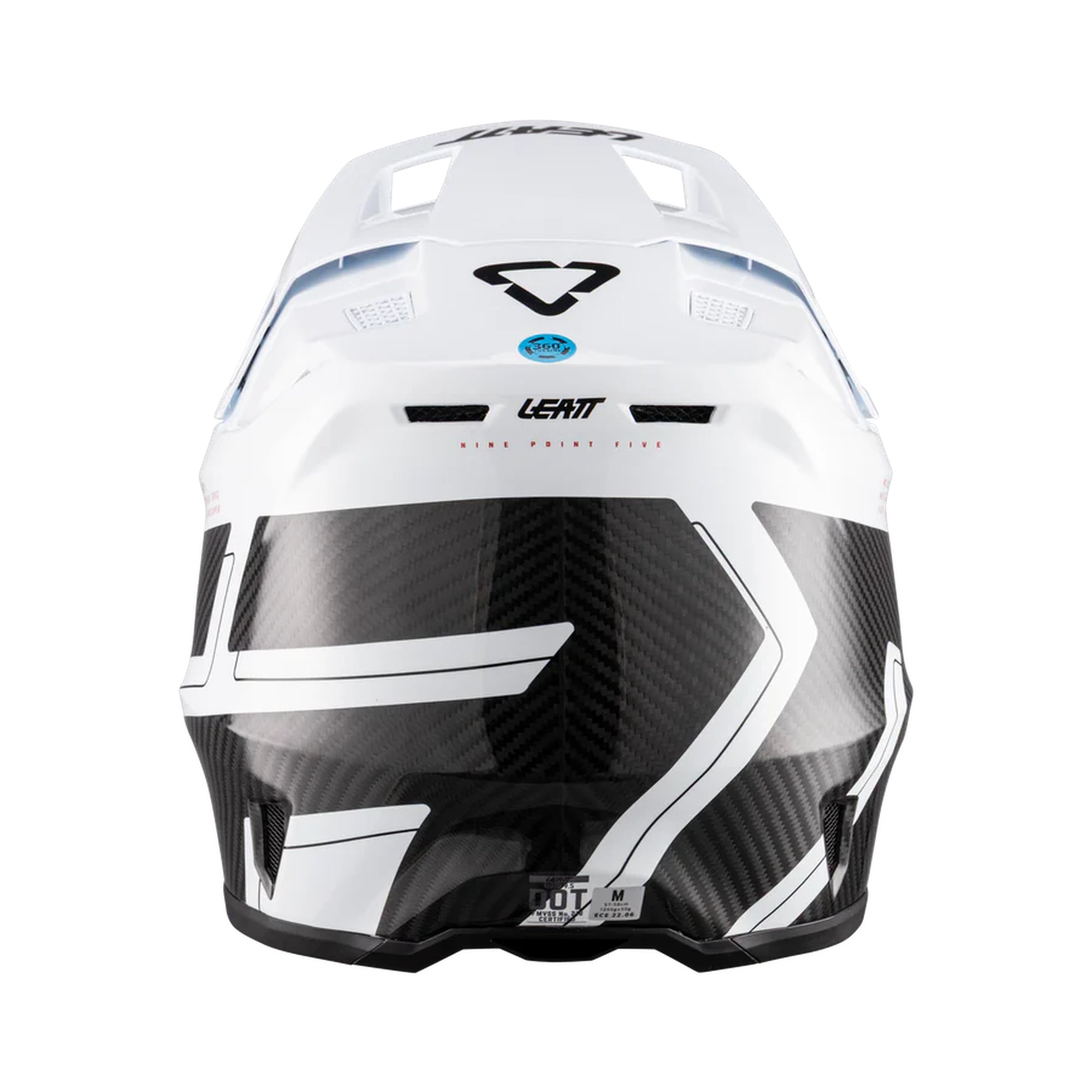 Leatt Hjälm+Goggles Moto 9.5 Carbon/Vit V26