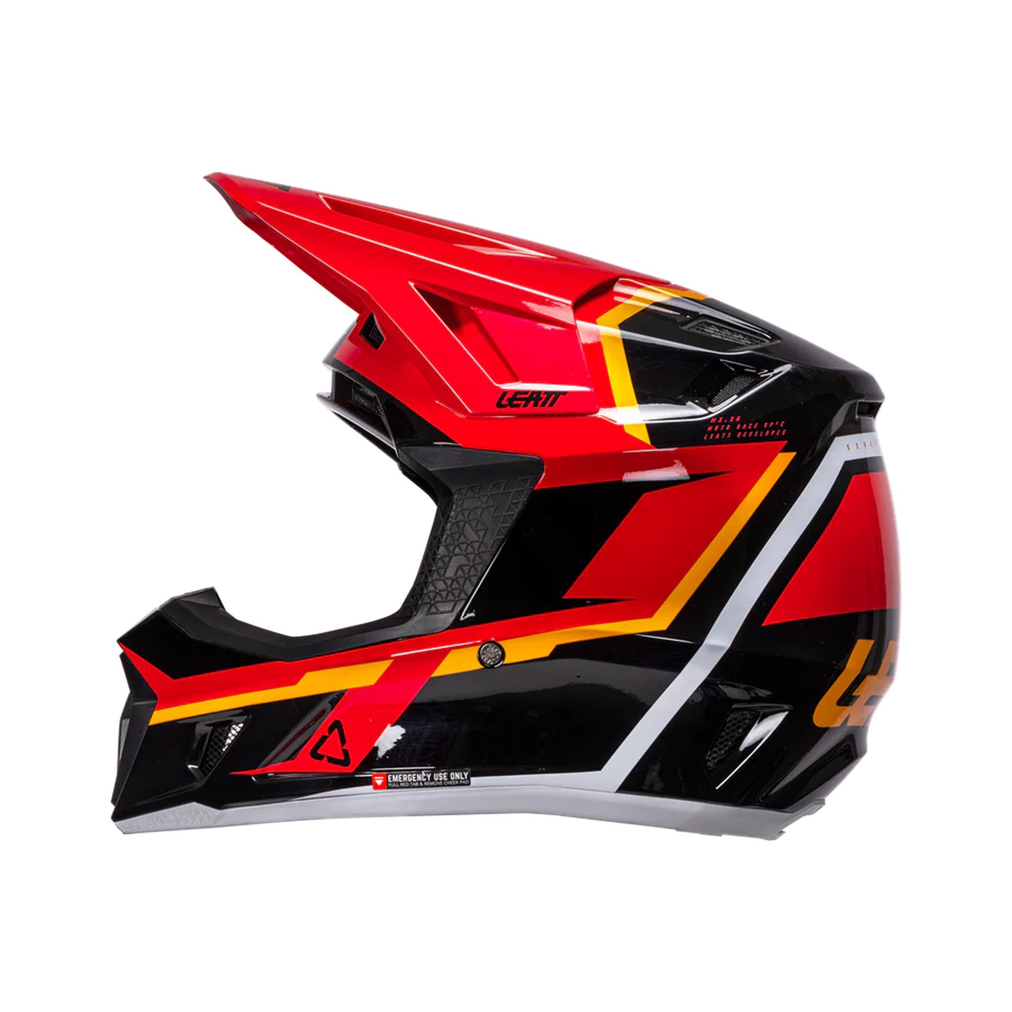 Leatt Hjälm+Goggles Moto 7.5 Röd V26
