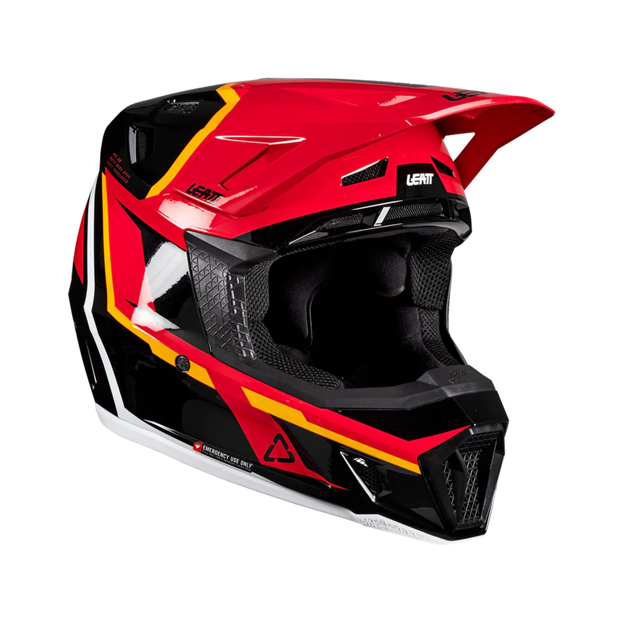 Leatt Hjälm+Goggles Moto 7.5 Röd V26