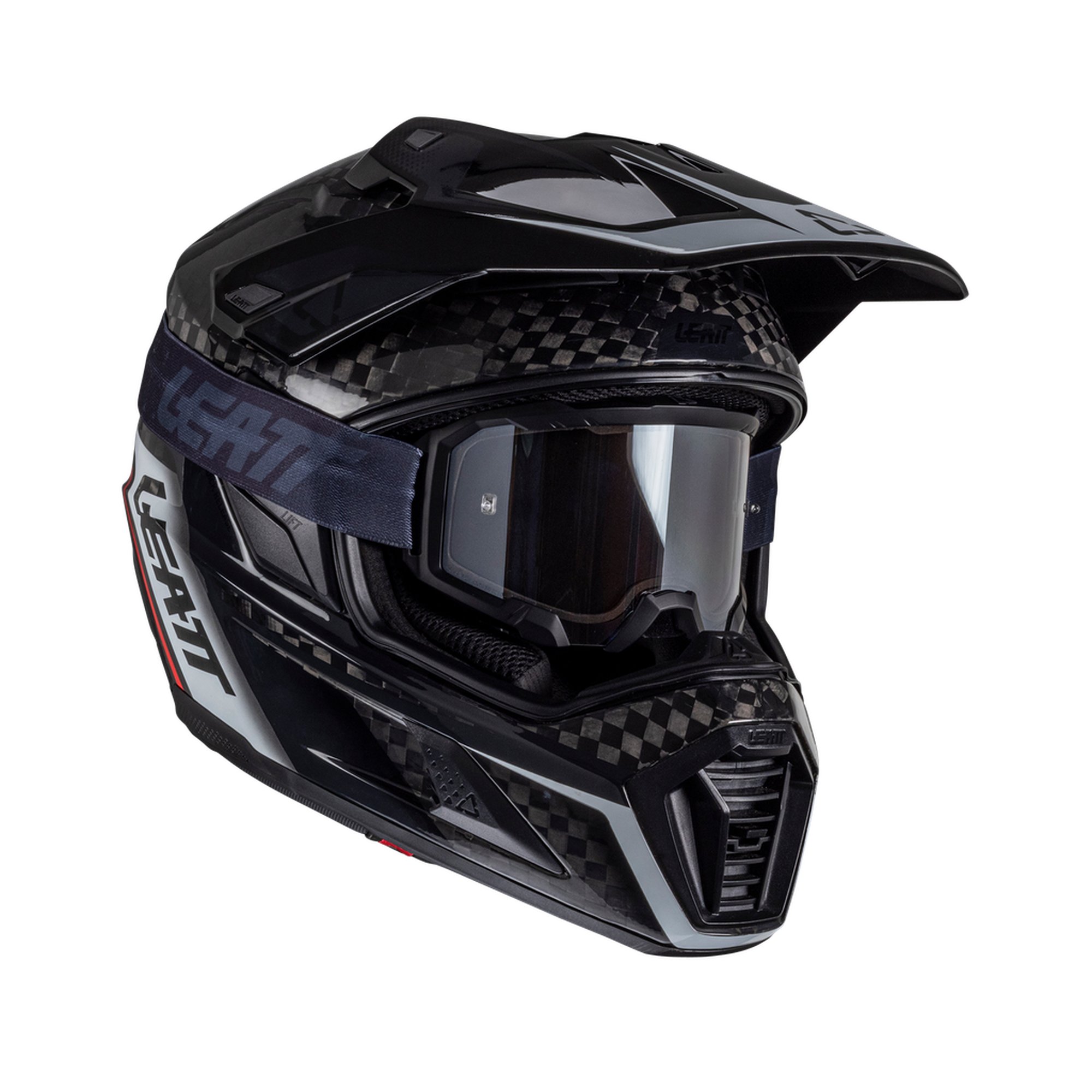 Leatt Hjälm + Goggles ADV 9.5 Carbon Svart