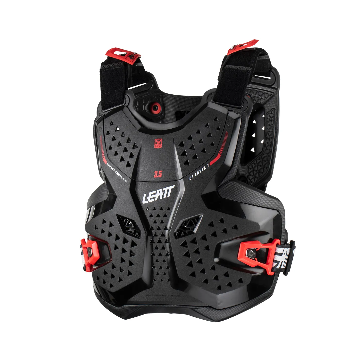 Leatt Bröstskydd 3.5 Junior Svart/Röd L/XL 147-159cm