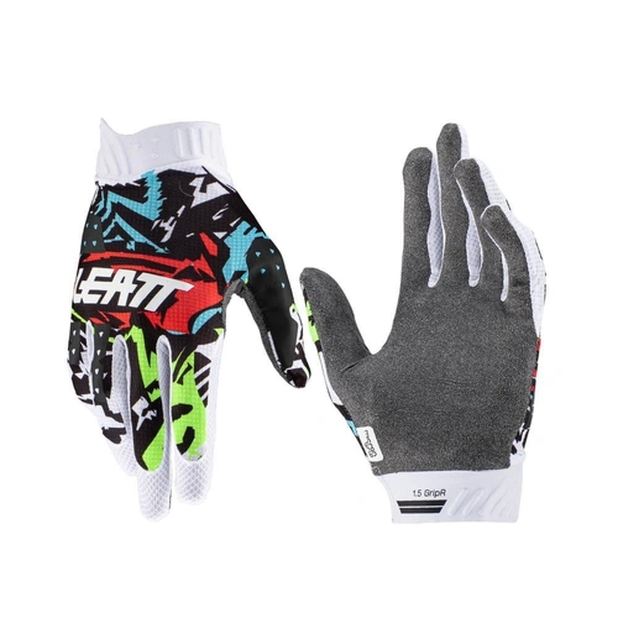 Leatt Handskar 1.5 GripR Zebra