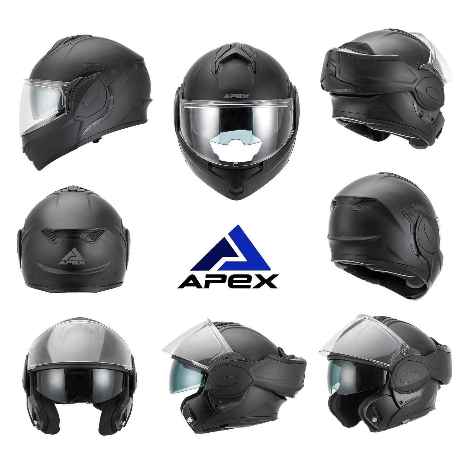 AMOQ Helmet MI200 mattsvart