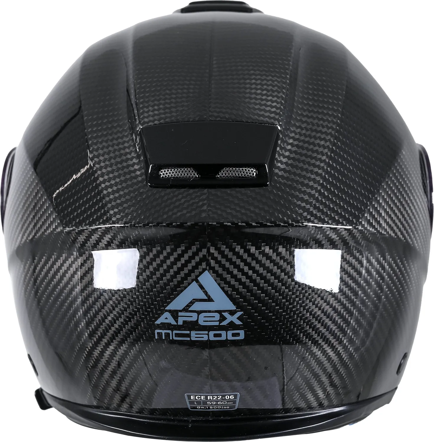 APEX Hjälm MC500 Carbon glansig