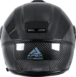 APEX Hjälm MC500 Carbon glansig