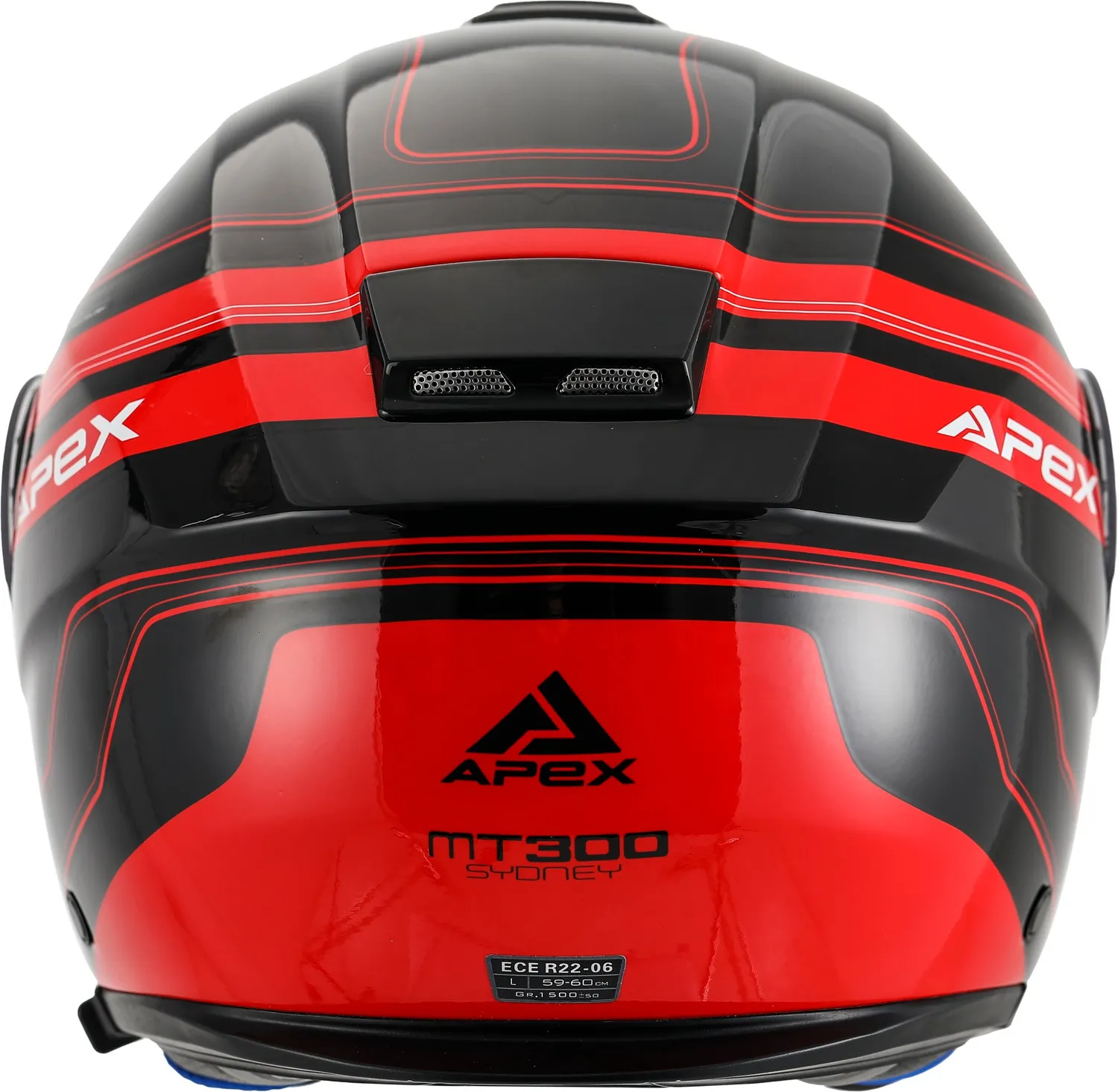 APEX Hjälm MT300 Sydney svart/röd