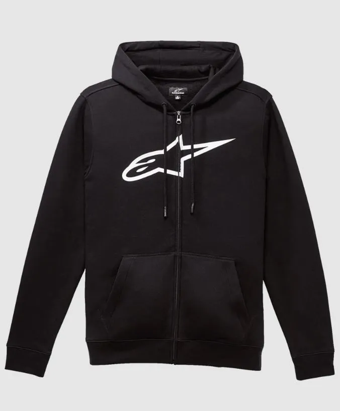 Alpinestars Fleece Angeless Zip Hoodie v3 Svart/Vit