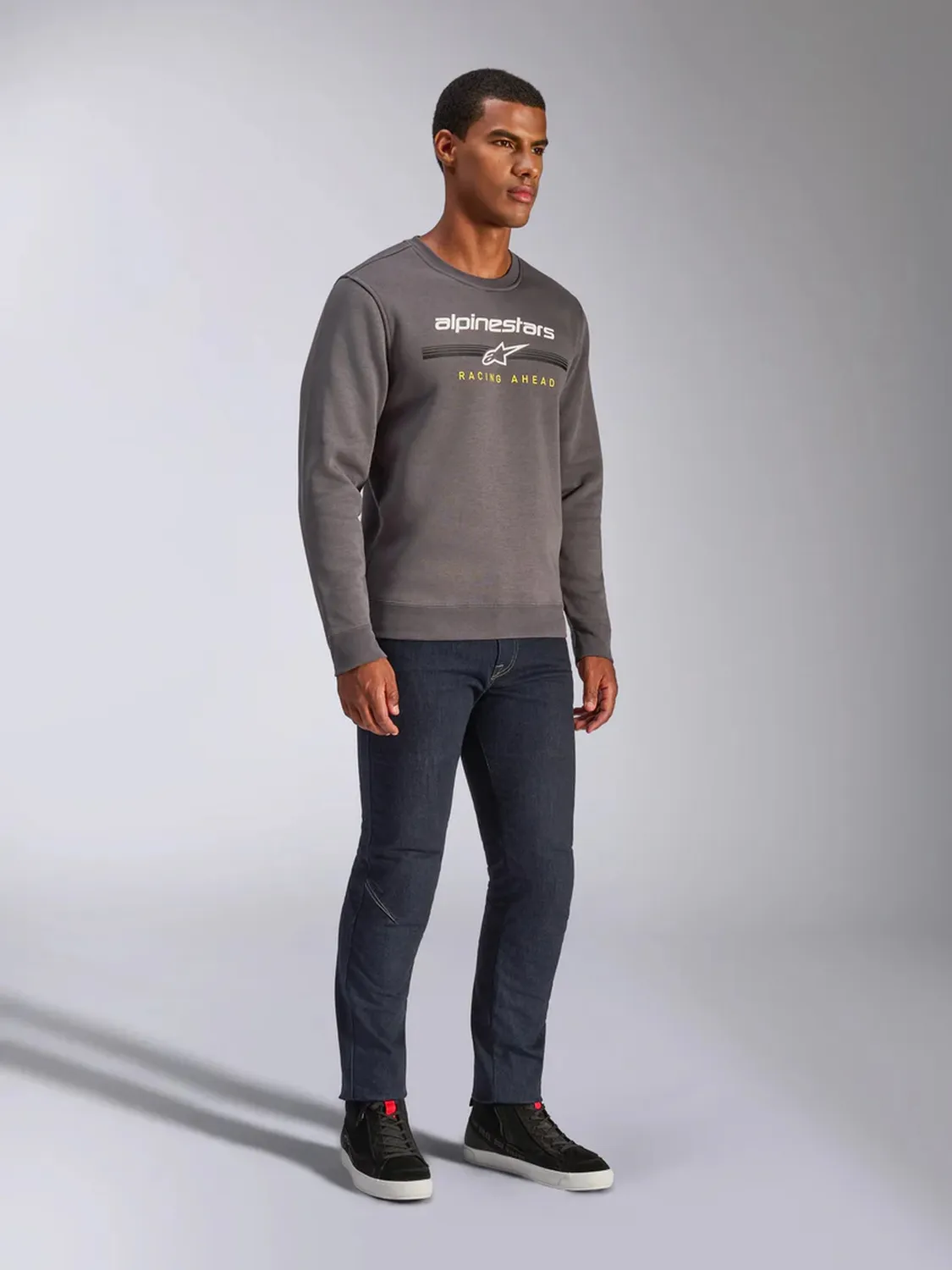 Alpinestars Fleece Bettern Crew Grå