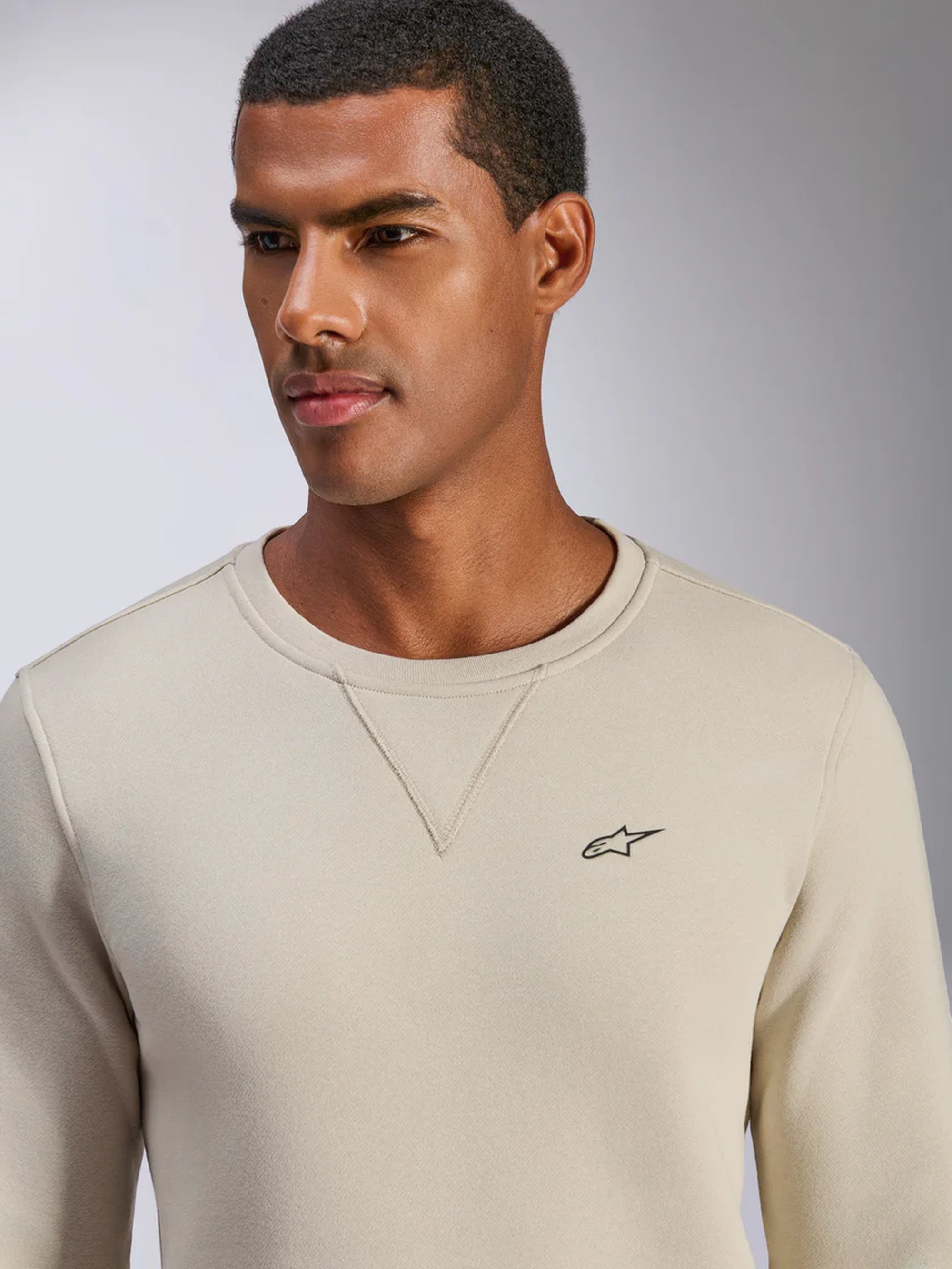 Alpinestars Fleece Positive Crew Off Vit