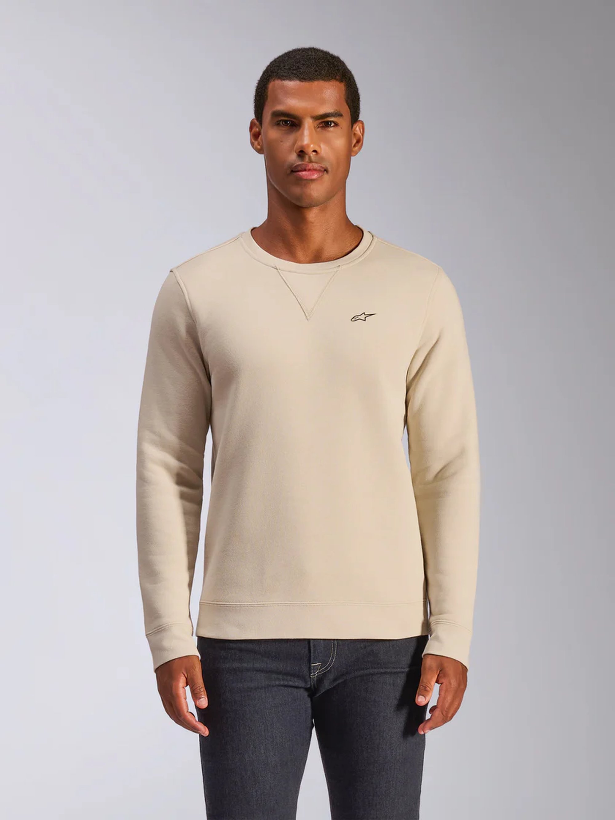 Alpinestars Fleece Positive Crew Off Vit