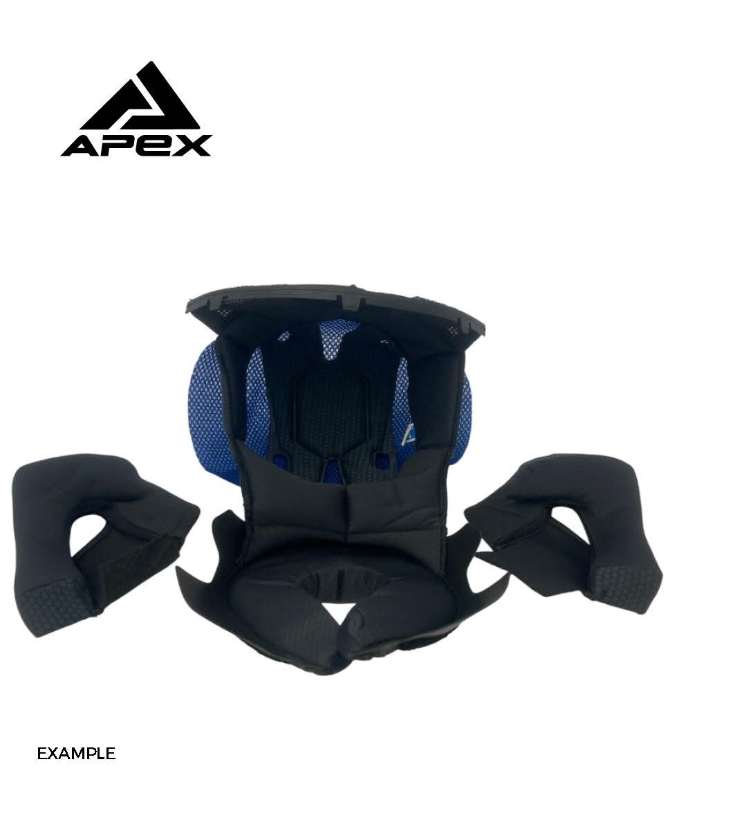 APEX MI100 Linerset cheekpads and topliner
