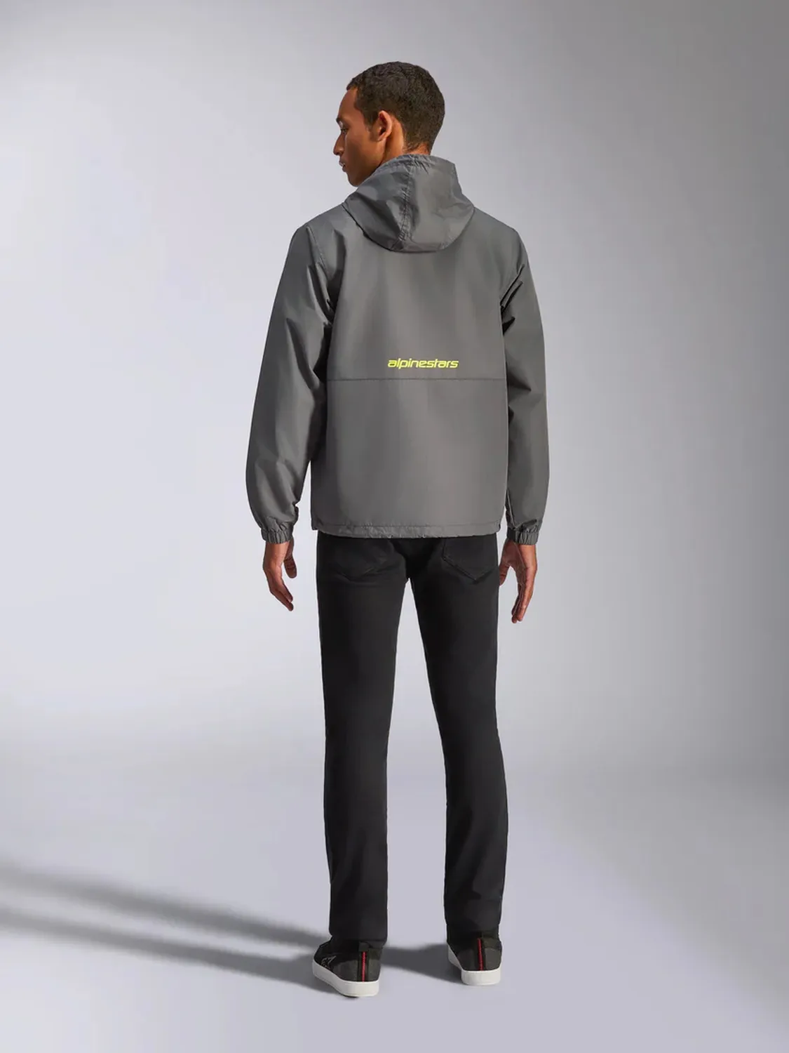 Alpinestars Jacka Speeder Chromium Windbreaker Grå Fluo Gul 