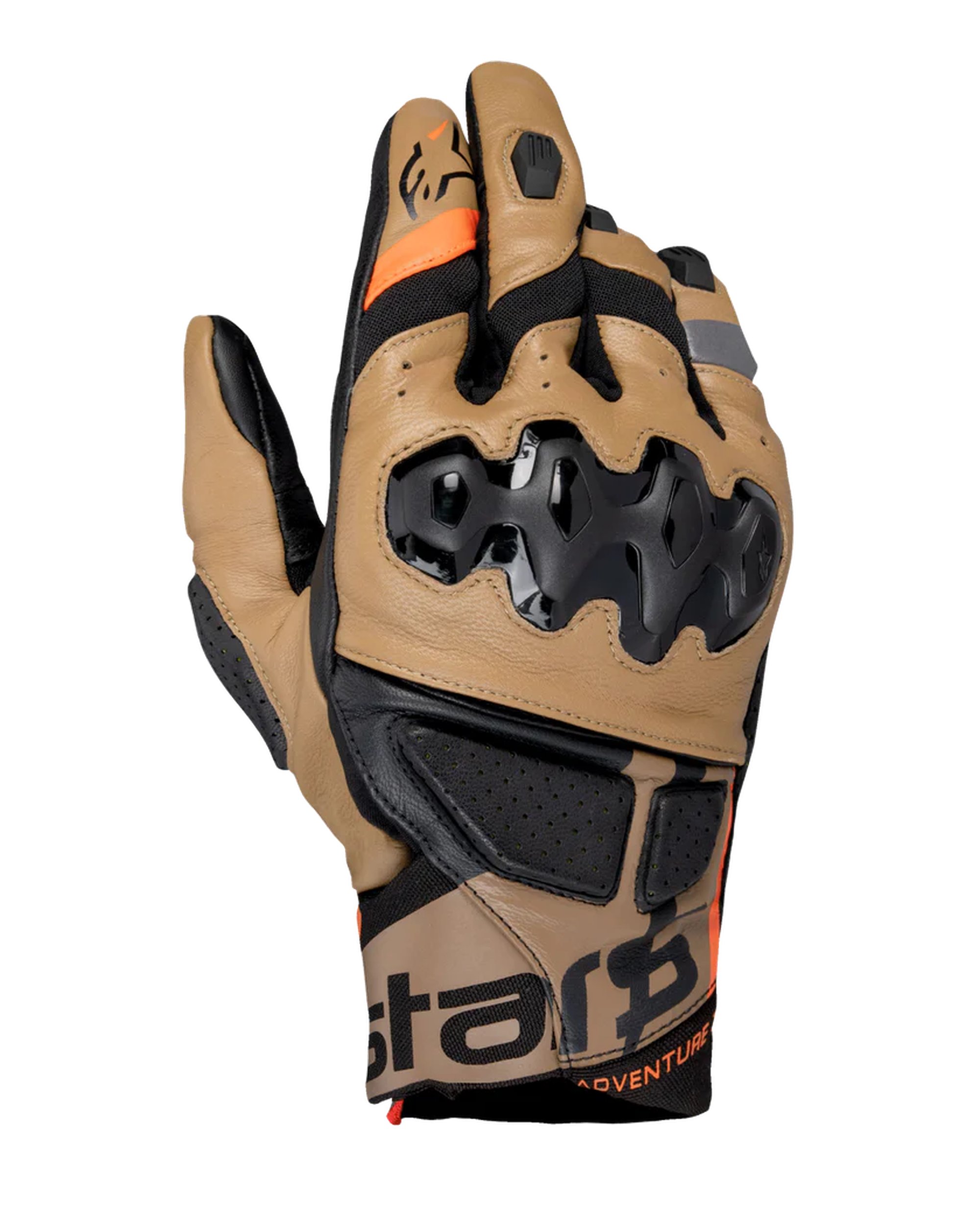 Alpinestars Handskar Belize v3 Drystar Svart/Brun/Sand