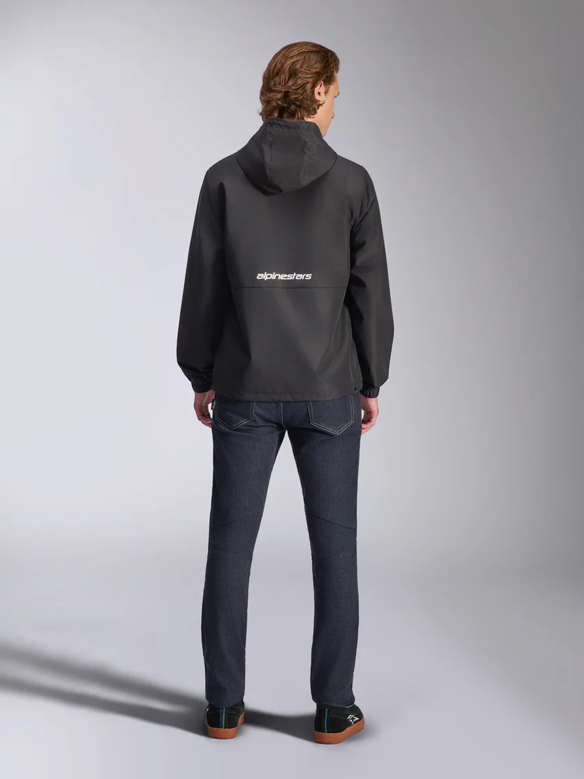 Alpinestars Jacket Speeder Chromium Windbreaker Black/White