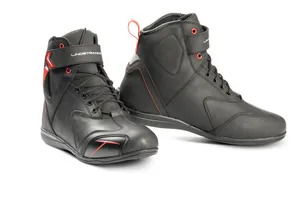 Lindstrands Sneaker Sko Sport skinn, svart