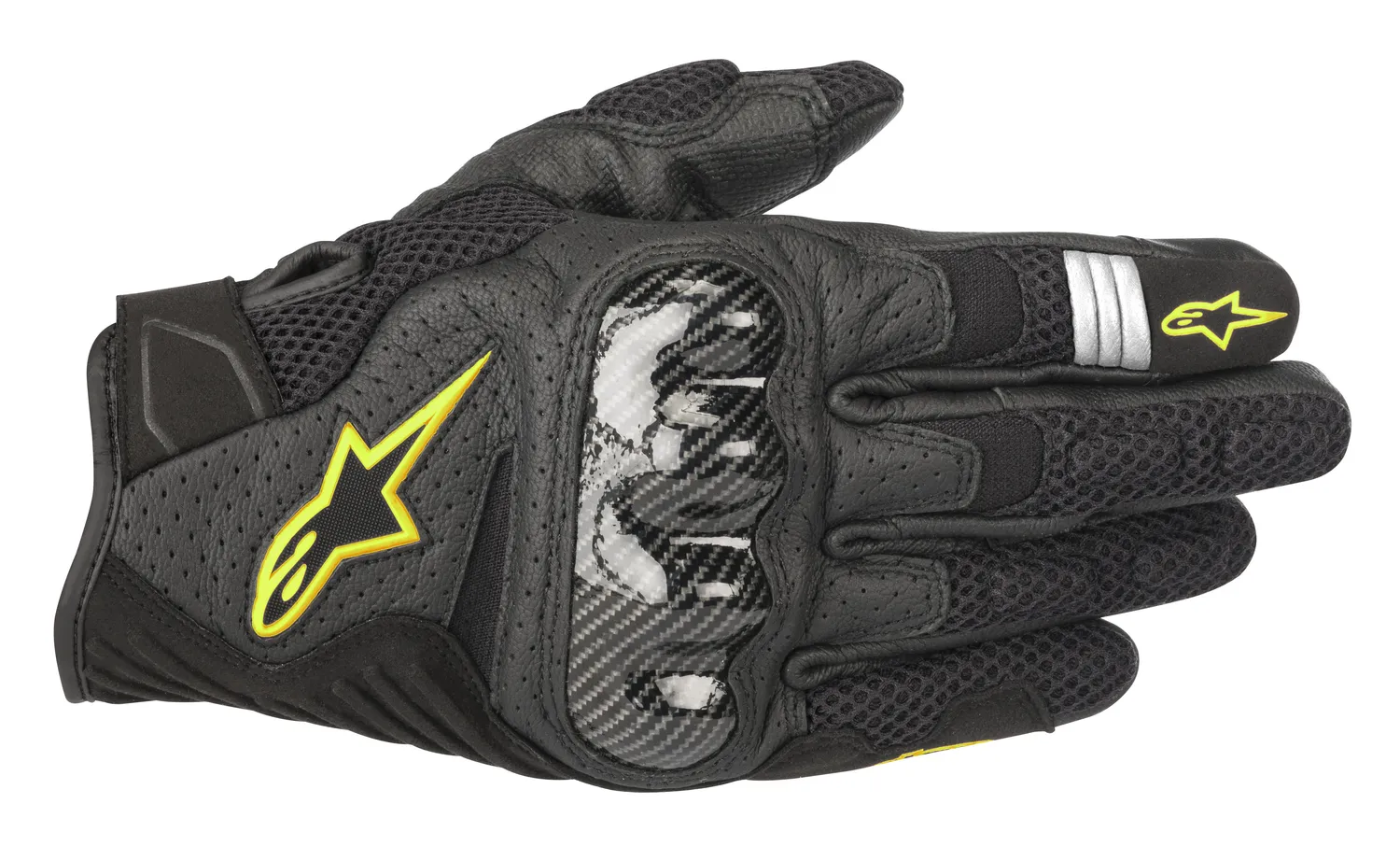Alpinestars Handske SMX-1 Air v2 Svart/Fluogul