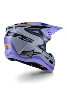 Alpinestars Hjälm S-M3 Jettson Grå/Lila/Svart
