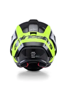 Alpinestars Hjälm Supertech S-R10 Arius Svart/Silver/Fluo Gul