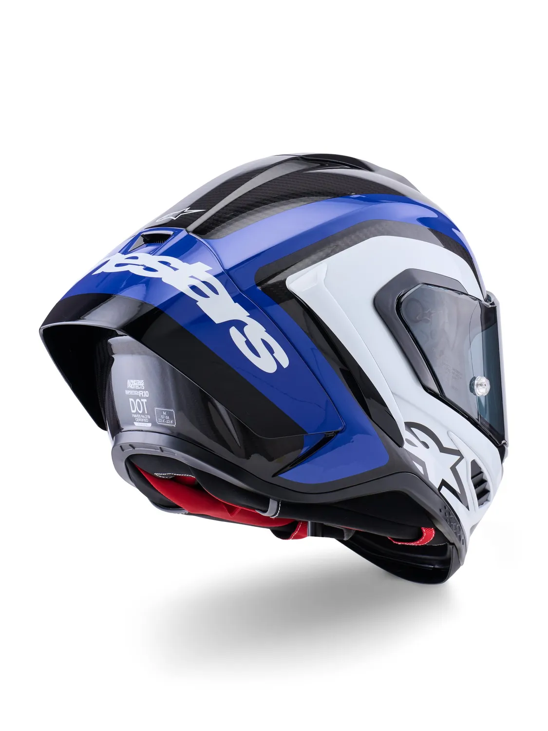 Alpinestars Hjälm Supertech S-R10 Arius Svart/Vit/Blå