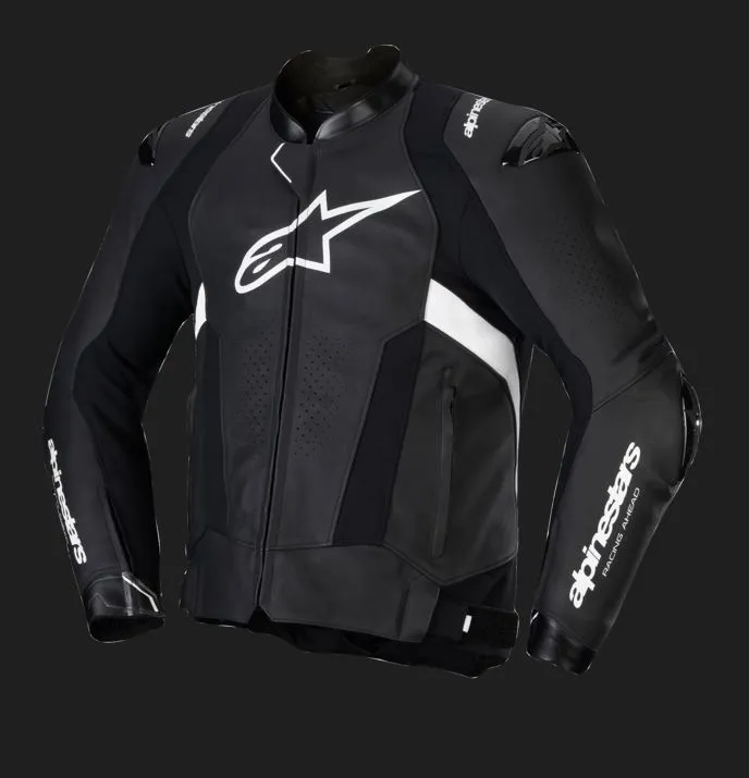 Alpinestars Skinnjacka Missile v3 Svart/Vit