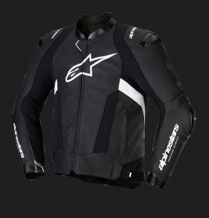 Alpinestars Skinnjacka Missile v3 Svart/Vit