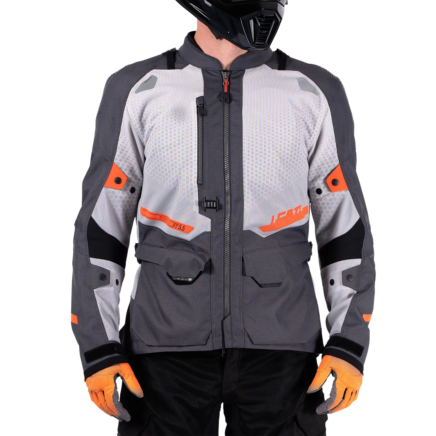 Leatt Jacka ADV FlowTour 5.5 Iron Grå
