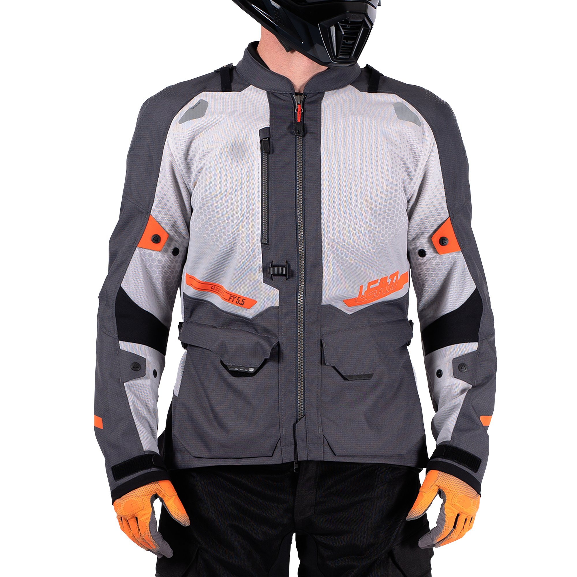 Leatt Jacka ADV FlowTour 5.5 Iron Grå