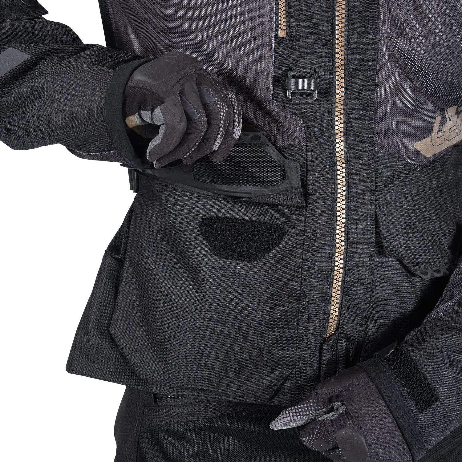 Leatt Jacka ADV FlowTour 5.5 Stealth Svart/Grå
