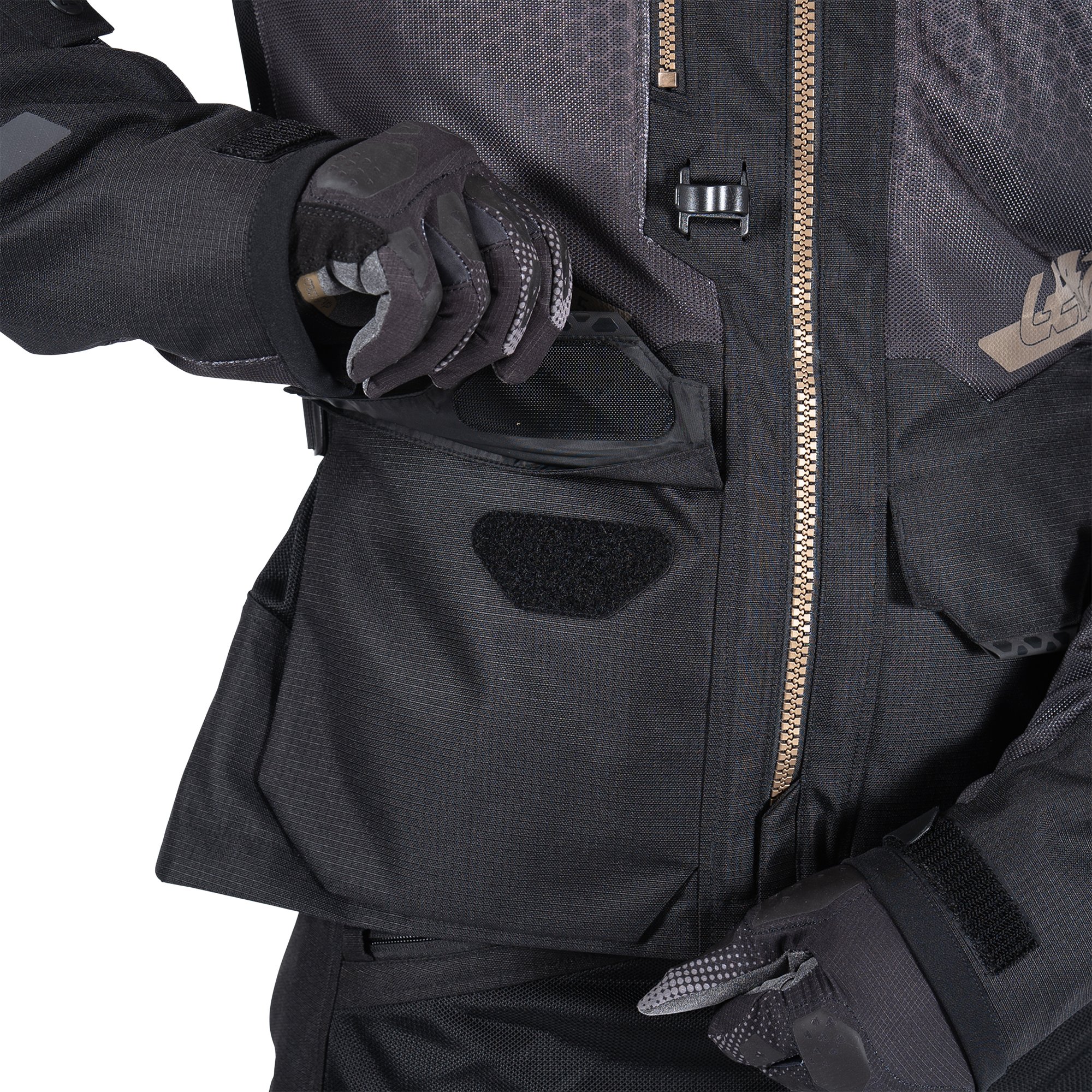 Leatt Jacka ADV FlowTour 5.5 Stealth Svart/Grå