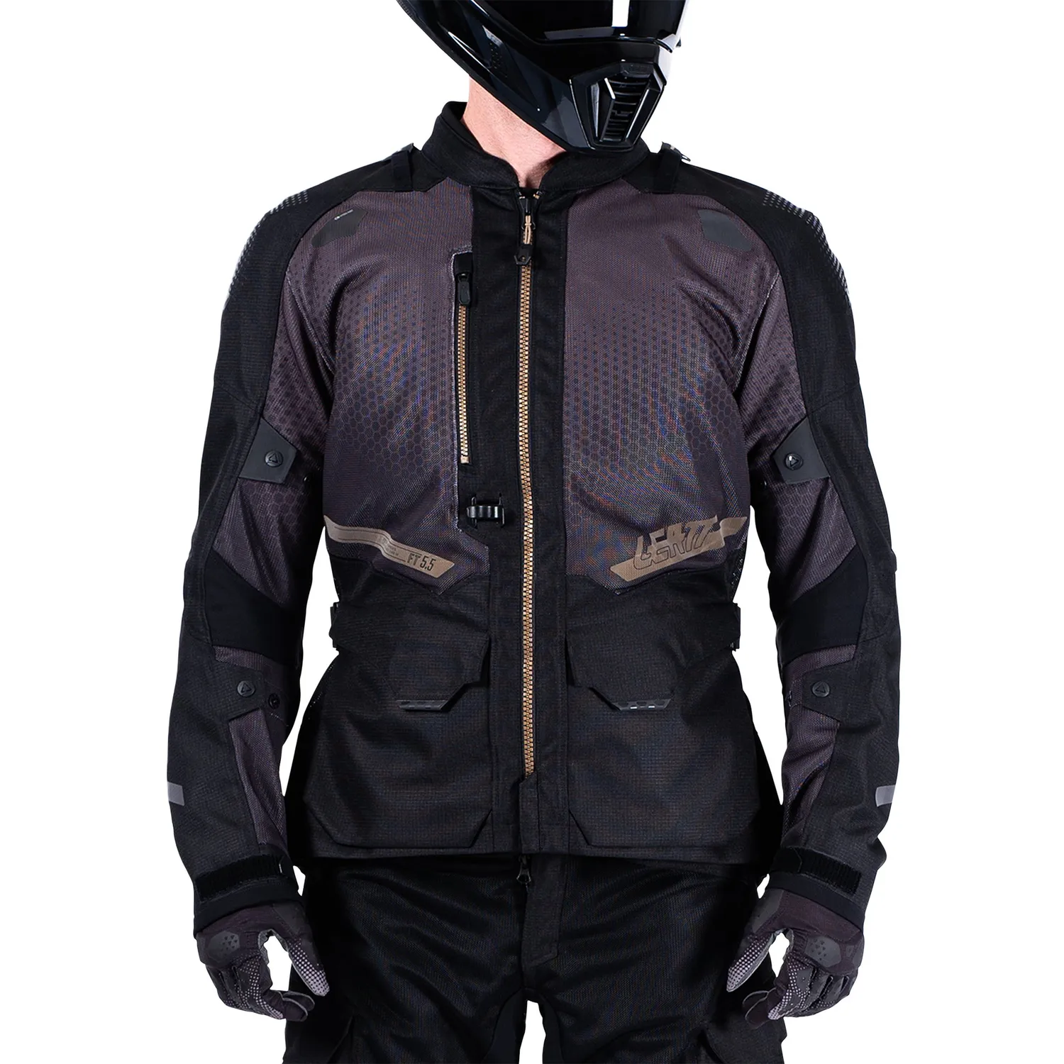 Leatt Jacka ADV FlowTour 5.5 Stealth Svart/Grå