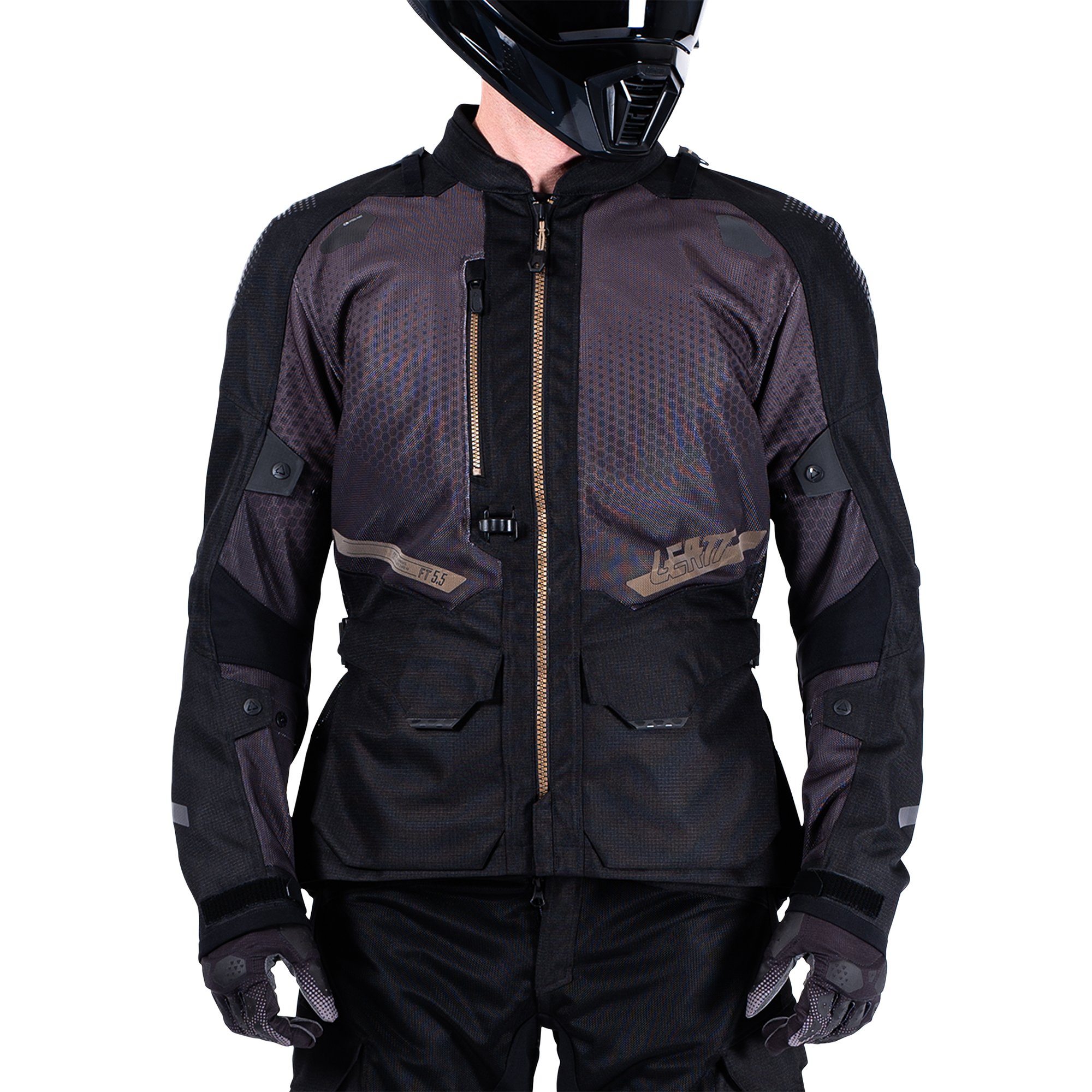 Leatt Jacka ADV FlowTour 5.5 Stealth Svart/Grå