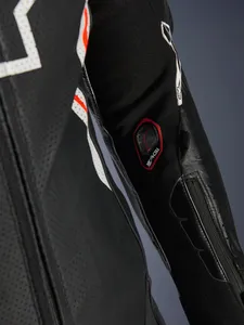 Alpinestars Skinnställ 1-pcs GP Tech v5 Svart/Vit/ Fluo Röd