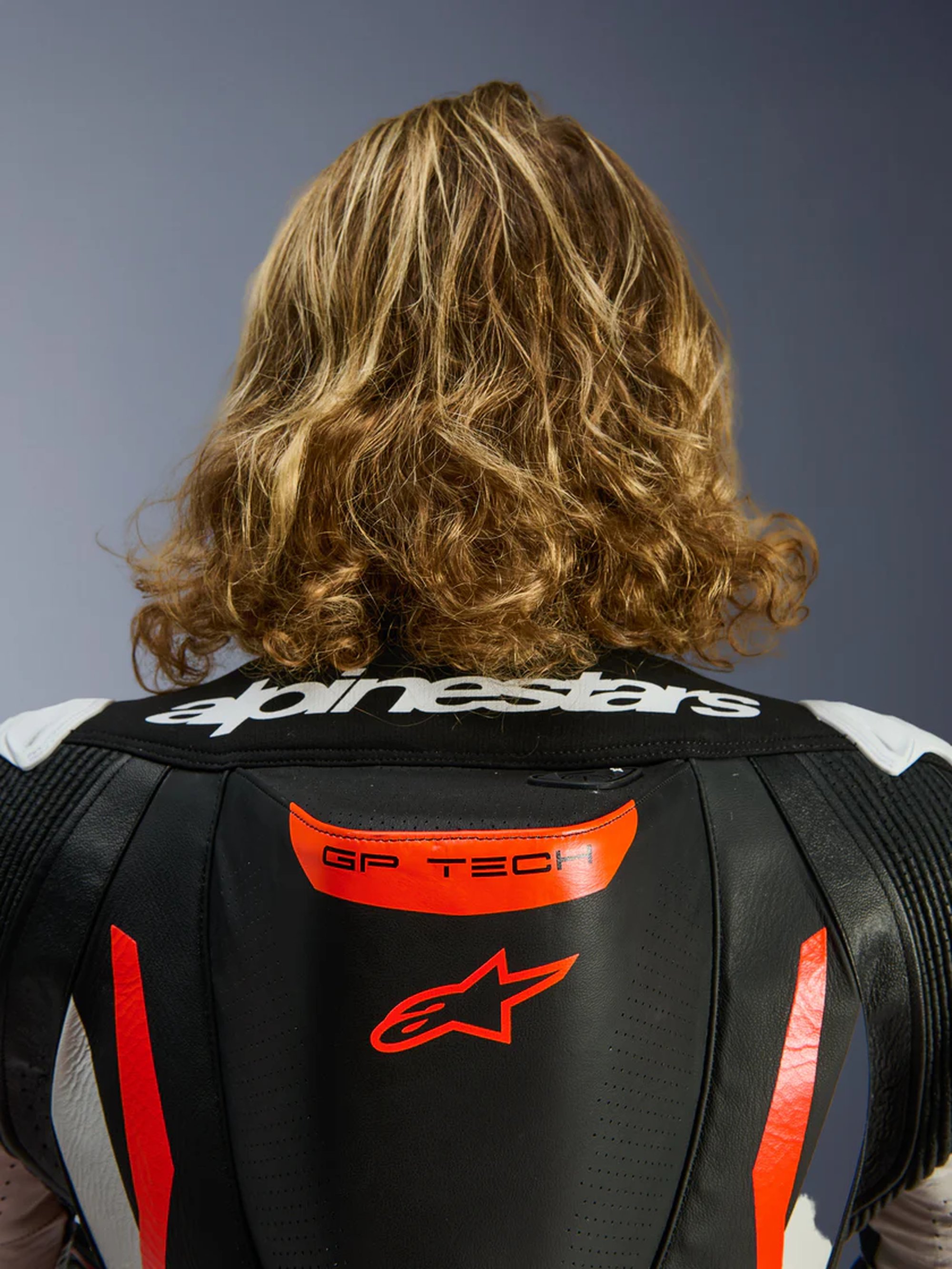 Alpinestars Skinnställ 1-pcs GP Tech v5 Svart/Vit/ Fluo Röd