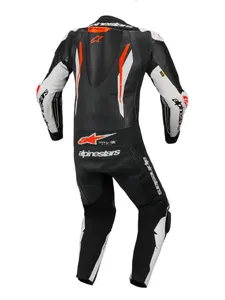 Alpinestars Skinnställ 1-pcs GP Tech v5 Svart/Vit/ Fluo Röd