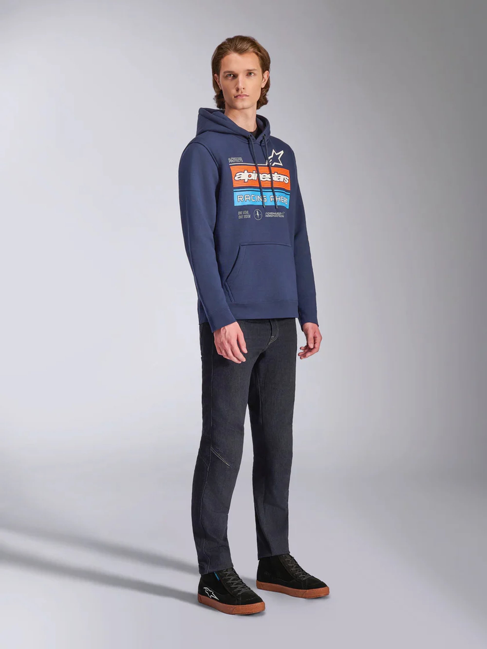 Alpinestars Hoodie Harken Blå