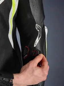 Alpinestars Skinnställ 1-pcs GP Tech v5 Svart/Vit/Fluo Gul