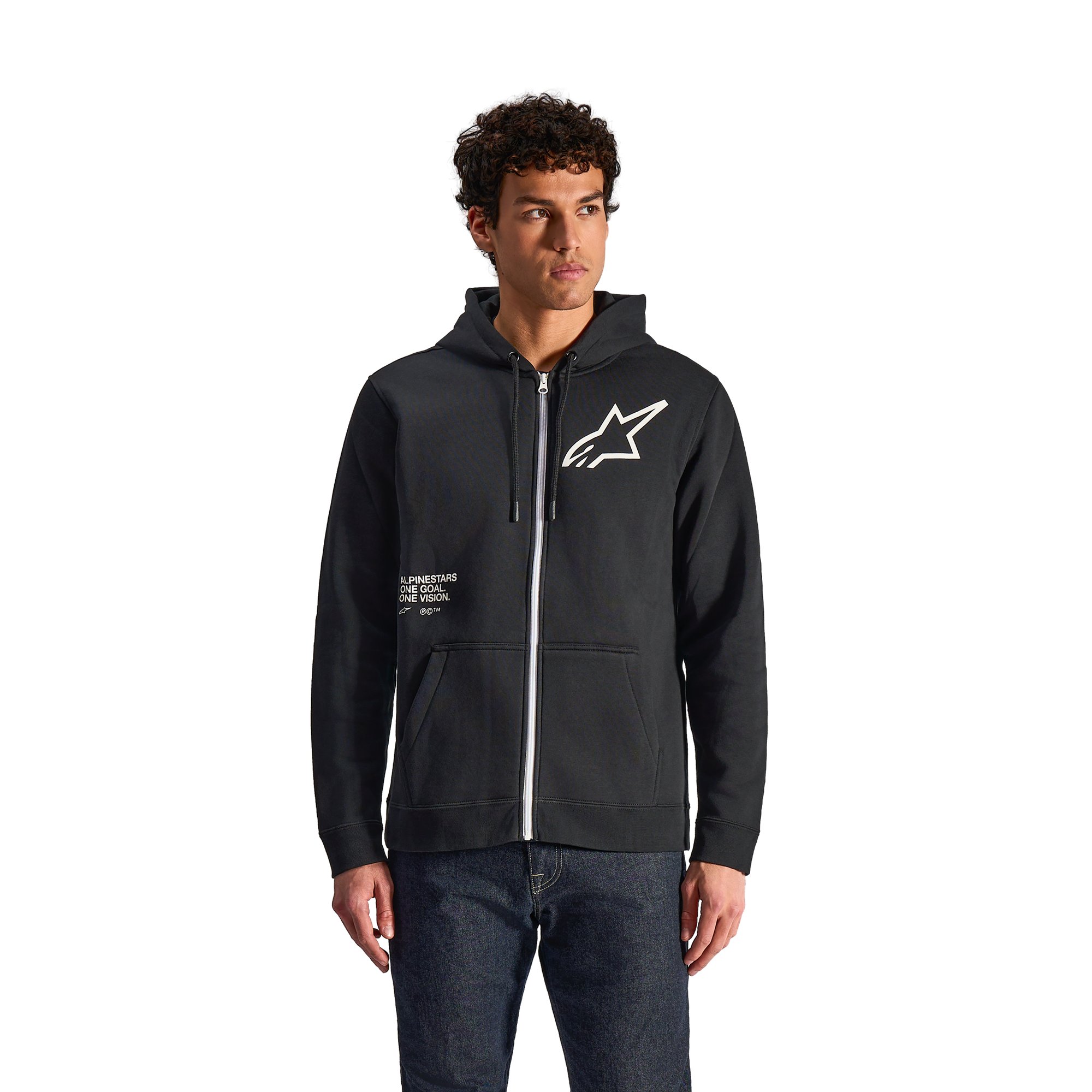 Alpinestars Hoodie Transverse Svart/Röd