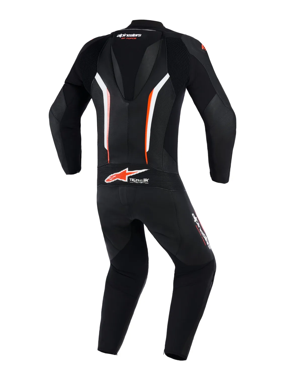 Alpinestars Skinnställ 1PCS GP Force V2 Svart/Vit/Fluo Röd