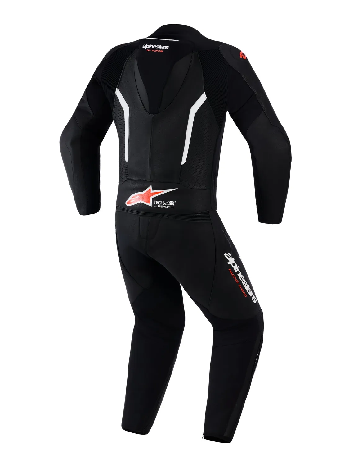 Alpinestars Skinnställ 2PCS GP Force V2 Svart/Vit/Fluo Röd