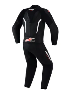Alpinestars Skinnställ 2PCS GP Force V2 Svart/Vit/Fluo Röd