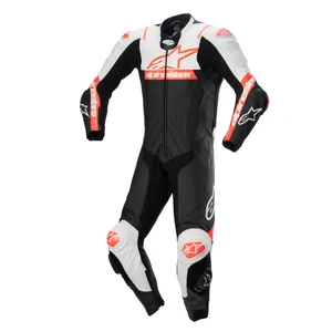 Alpinestars Skinnställ Missile Ward 1pc Svart/Vit/Röd Fluo