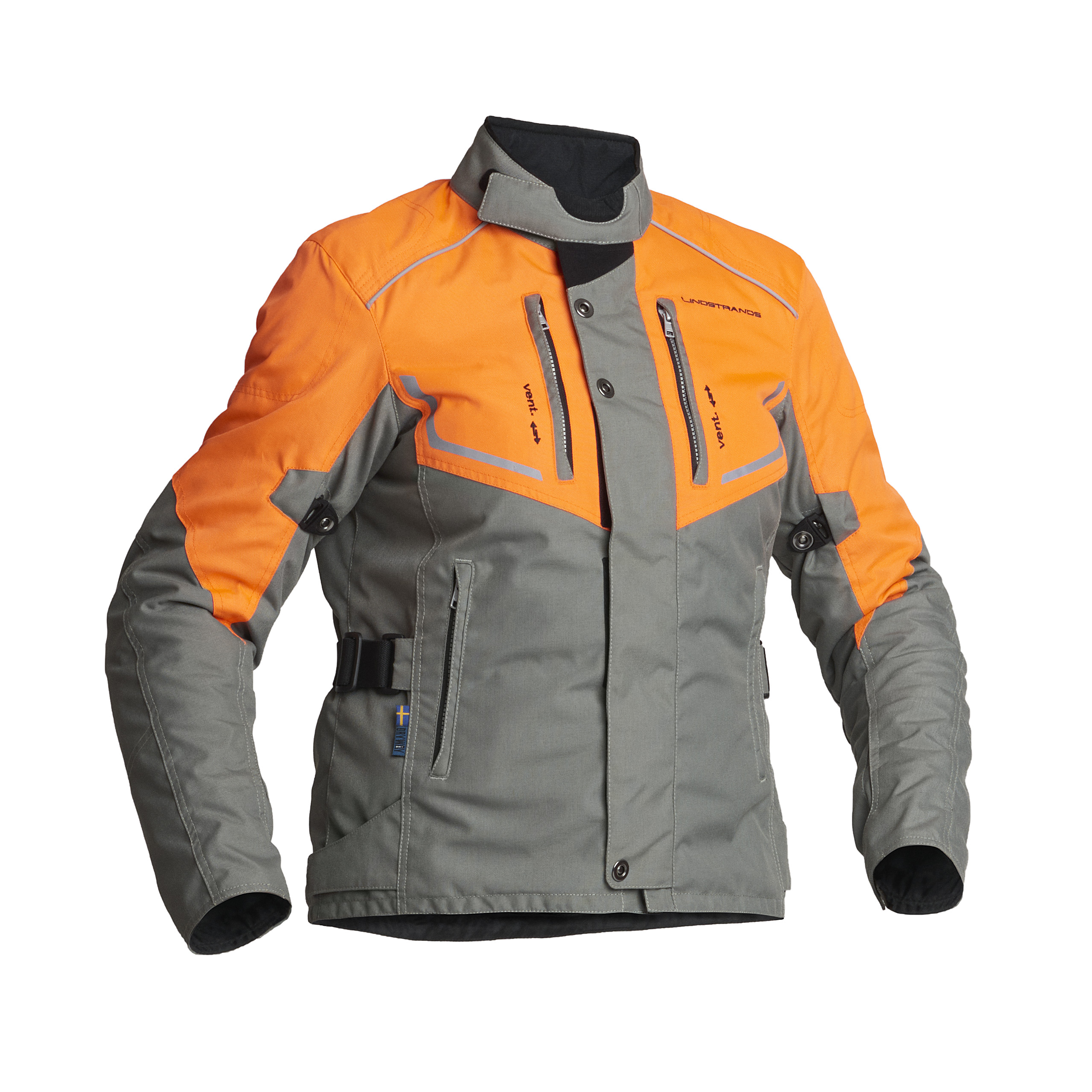 Lindstrands Textiljacka Halden Dam Fog/Orange
