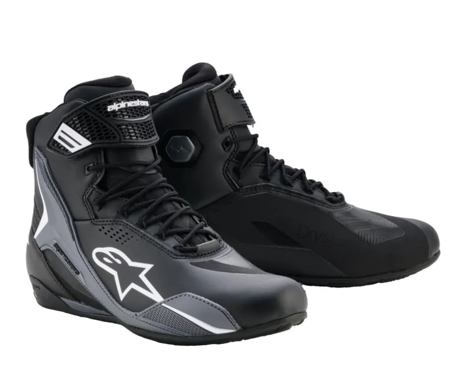 Alpinestars Sko Faster 4 Drystar Svart/Grå/Vit