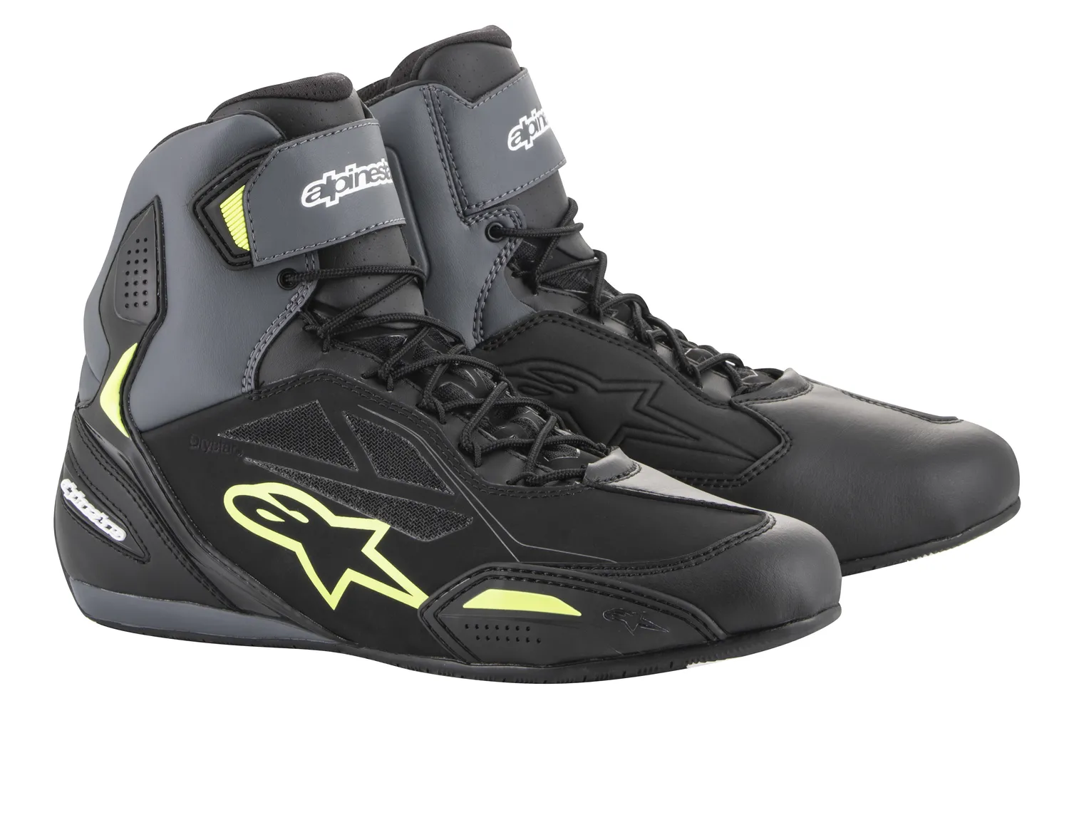Alpinestars Sko Faster-3 Drystar Svart/Gul fluo