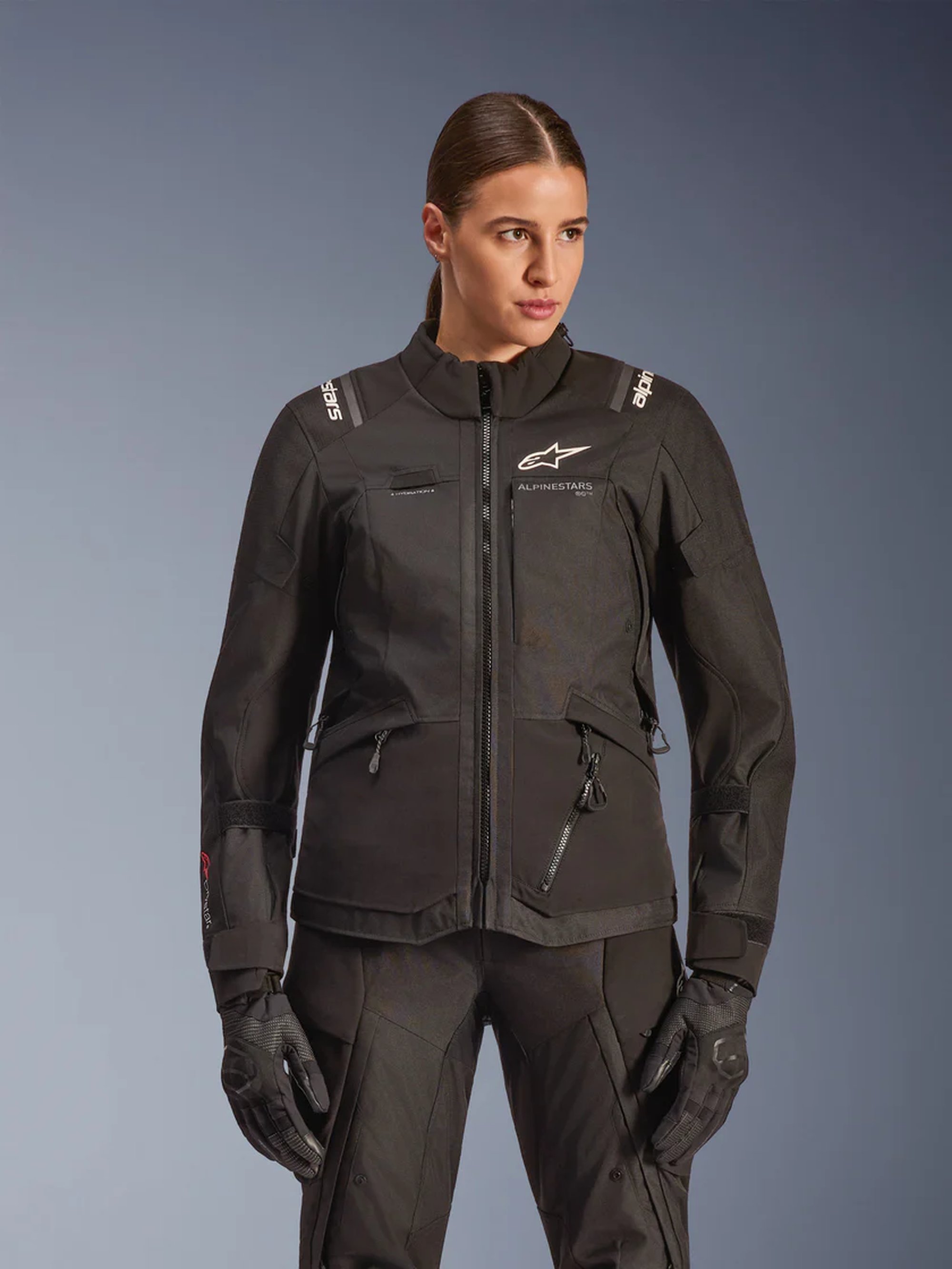 Alpinestars Jacka Dam Andes v4 Drystar Svart