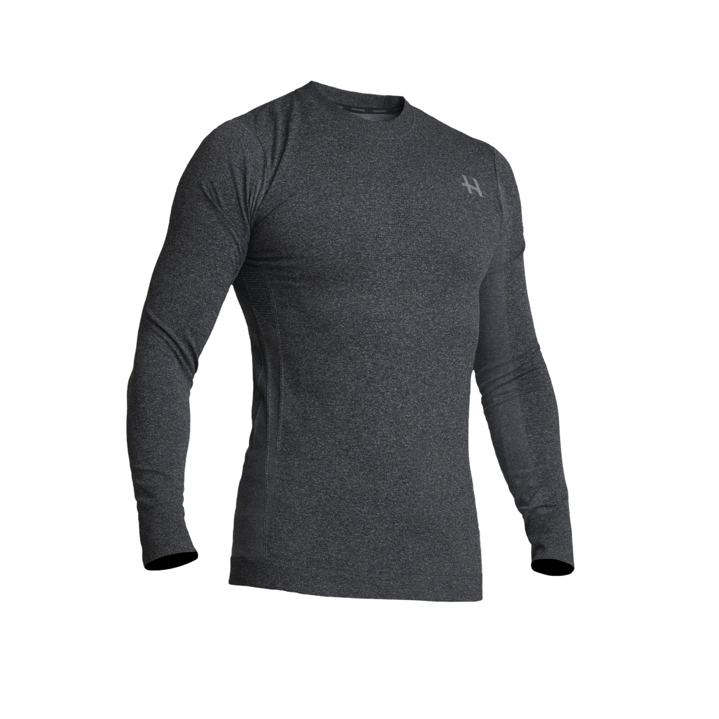 Halvarssons Tröja Core-knit Seamless Svart