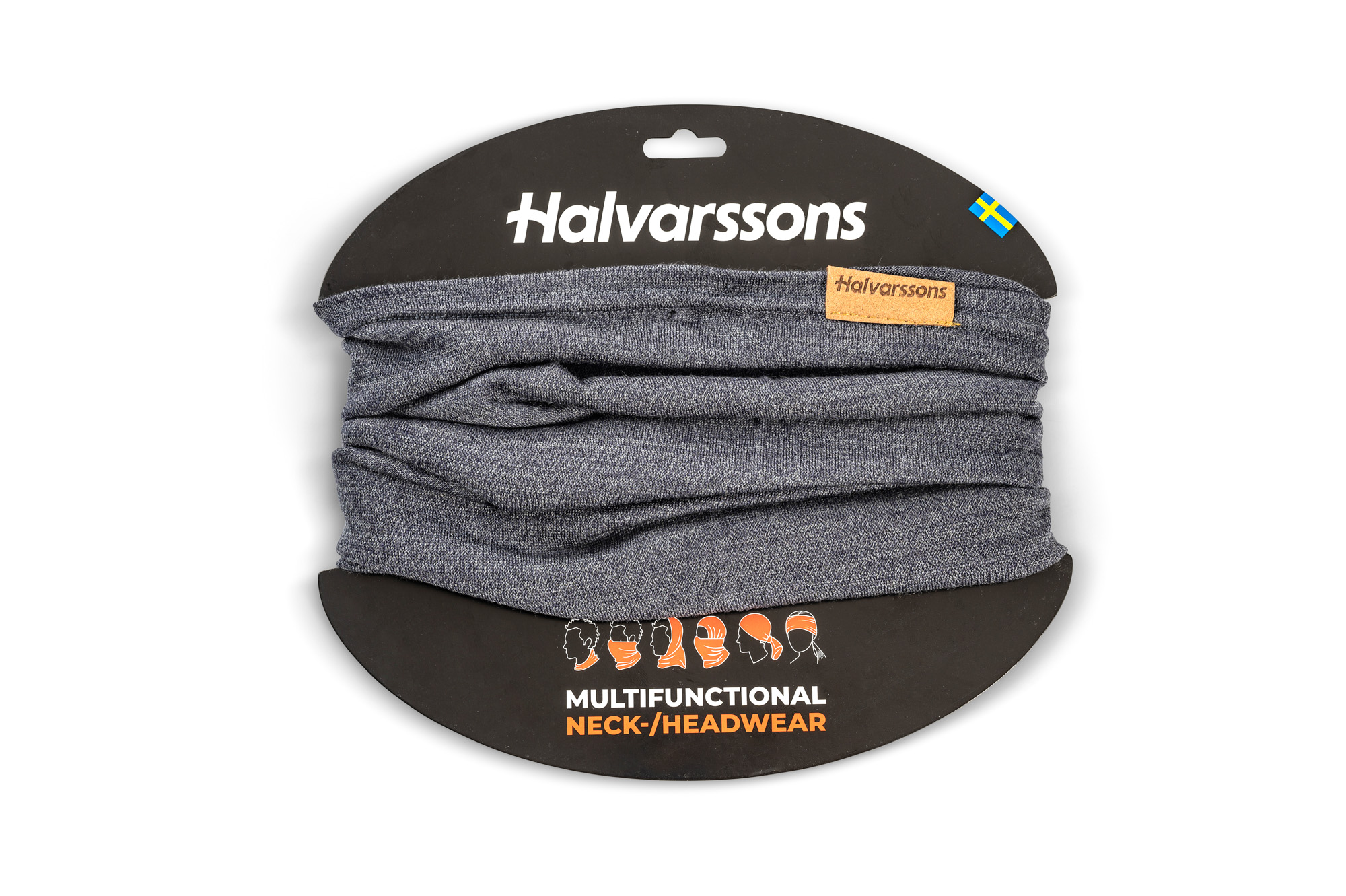 Halvarssons halskrage Neck tube H Grå